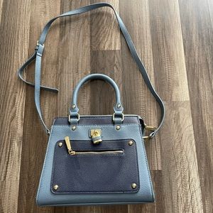 Blue and Navy multi functional purse